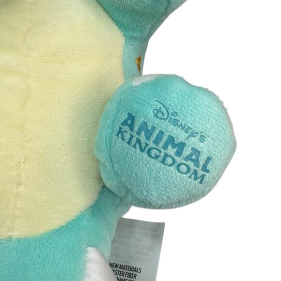 Disney Parks Animal Kingdom Dinoland Blue Triceratops Plush Small 11” Dinosaur - Picture 14 of 16